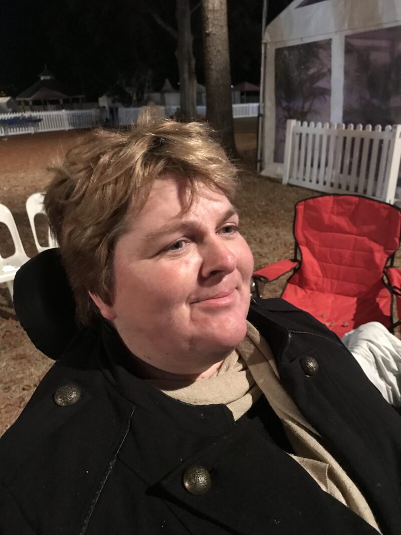 Sarah Shaw at Carnival of Flowers